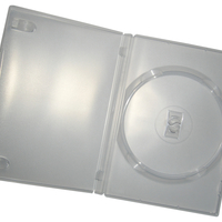 Transparent DVD library box
