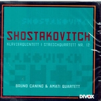 Klavierquintett / Streichquartett Nr. 12 - Dmitri SHOSTAKOVICH (Bruno Canino, Amati quartett)