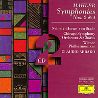 Symphonies nos.2 & 4 - Gustav MAHLER (Claudio Abbado)