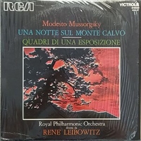 NIght on Bare Mountain \ Pictures at an exhibition (Ravel's orchestration) - Modest MUSSORGSKY (Renè Leibowitz)