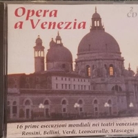 Opera a venezia - 16 prime esecuzioni mondiali nei teatri veneziani: Rossini, Bellini, Verdi, Leoncavallo, Mascagni - VARIOUS
