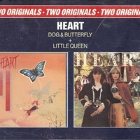 Dog & butterfly + Little queen - HEART