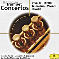 Baroque trumpet concertos: Vivaldi, Torelli, Handel, Telemann, Viviani - MAURICE ANDRE'