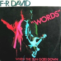 Words \ When the sun goes down - F-R DAVID