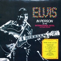 In person at the International Hotel Las Vegas, Nevada - ELVIS PRESLEY