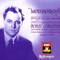 Integrale des melodies - Complete songs - Modest MUSSORSSKY (Boris Christoff, Georges Tzipine)