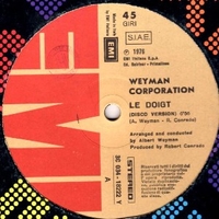 Le doigt (disco version) (6:56) - WEYMAN CORPORATION