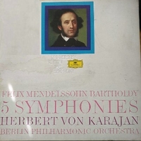 5 symphonies (anniversary edition) - Felix MENDELSSOHN BARTHOLDY (Herbert Von Jarajan)