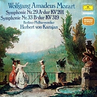 Symphonie nr.29 A-dur KV201 & Symphonie nr.33 B-dur KV319 - Wolfgang Amadeus MOZART (Herbert Von Karajan)