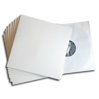 LP cardboard cover (white)