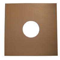 10" brown cardboard cover (brown)