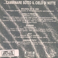 ...Camminare Sotto Il Cielo Di Notte (5 tracks) - ASSALTI FRONTALI