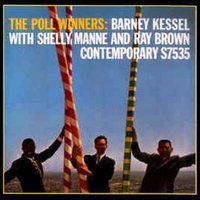 The Poll winners: Barney Kessel with Shelly Manne and Ray Brown - POLL WINNERS