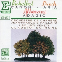 Canon - Aria - Adagio - Johann PACHELBEL \ Tomaso ALBINONI \ Giuseppe TARTINI \ Antonio VIVALDI \ various (Piero Toso, Solisti veneti, Claudio Scimone, Gerard Jarry, Jean-Francois Paillard)