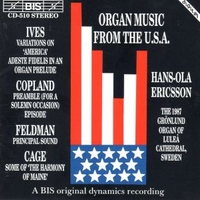 Organ music from the U.s.a. - HANS-OLA ERICSSON