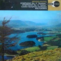 Symphony No. 3 "Scottish" / Symphony No.4 "Italian" - Felix MENDELSSOHN (Georg Solti, Josef Krips)