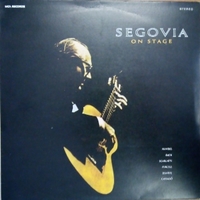 On stage - ANDRES SEGOVIA