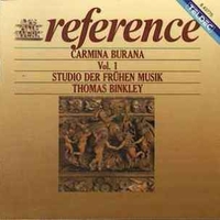 Carmina burana vol.1 - Studio der fruhen musik \ Thomas Binkley