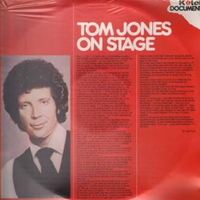 On stage - TOM JONES