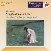 Symphonies no.2 & no.3 - Johannes BRAHMS  (George Szell \ Cleveland orchestra)