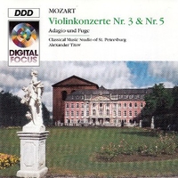 Violin concertos nos.3 & 5 - Adagio and fugue - Wolfgang Amadeus MOZART (Alexander Stang, Alexander Ioffe, Leo Korchin, Alexander Titov)