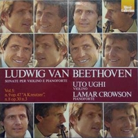 Sonate per violino e pianoforte - Ludwig van BEETHOVEN (Uto Ughi; Lamar Crowson)