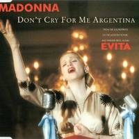 Don't cry for me Argentina (3 tracks) - MADONNA