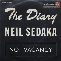 The diary \ No vacancy - NEIL SEDAKA