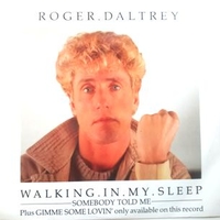 Walking in my sleep \ Somebody told me \ Gimme some lovin' - ROGER DALTREY